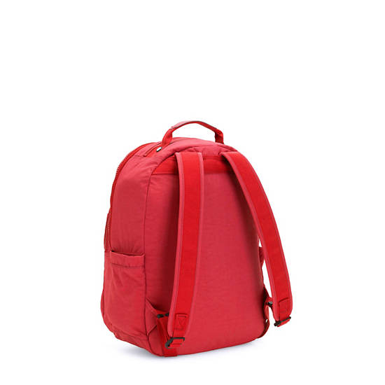 Kipling Seoul Small Classic Tablet Backpacks Red Rouge | AU 1609QM